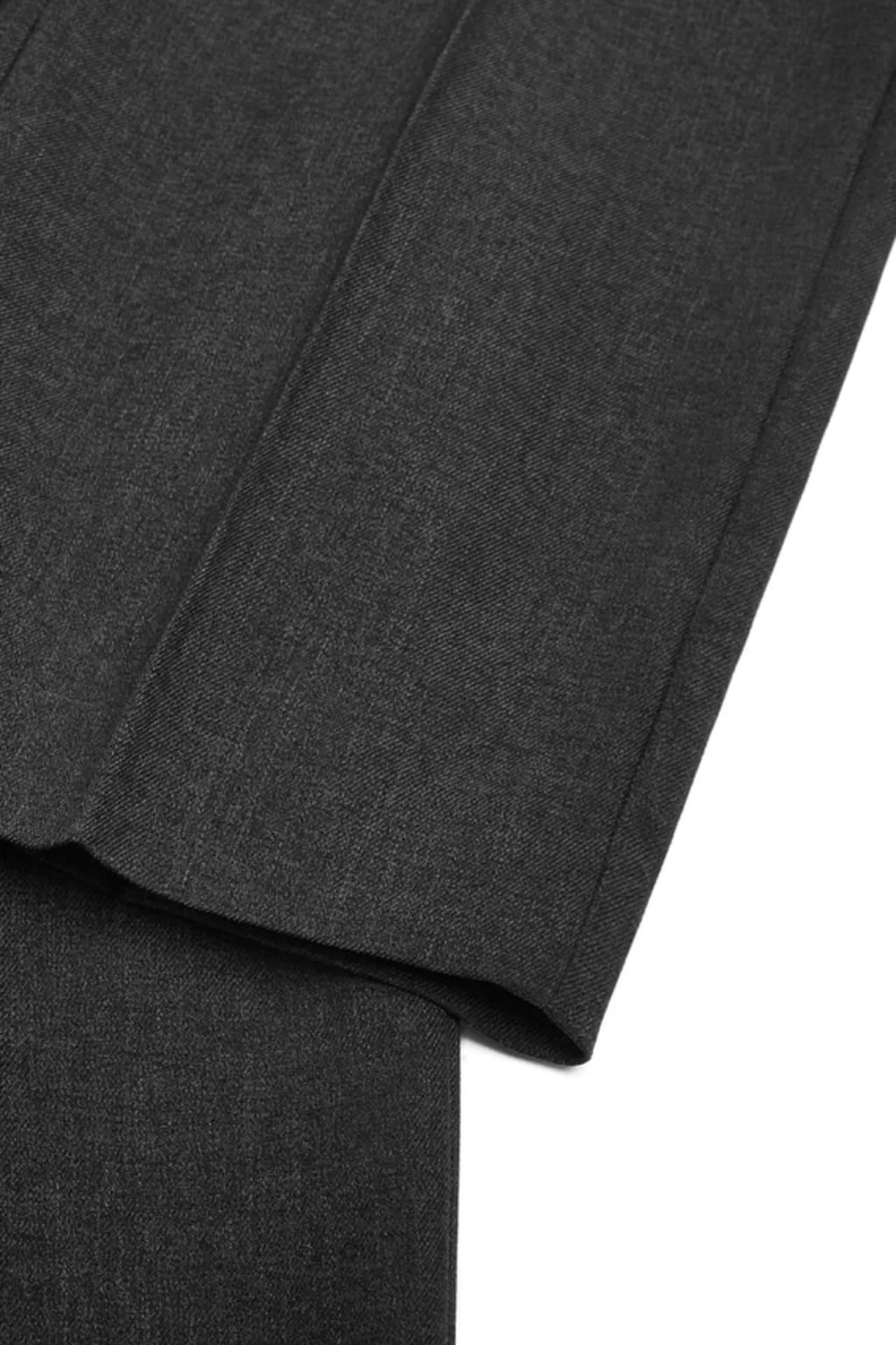 Teflon Smart Fit Twill Suit Pants with Elastic Waist Band