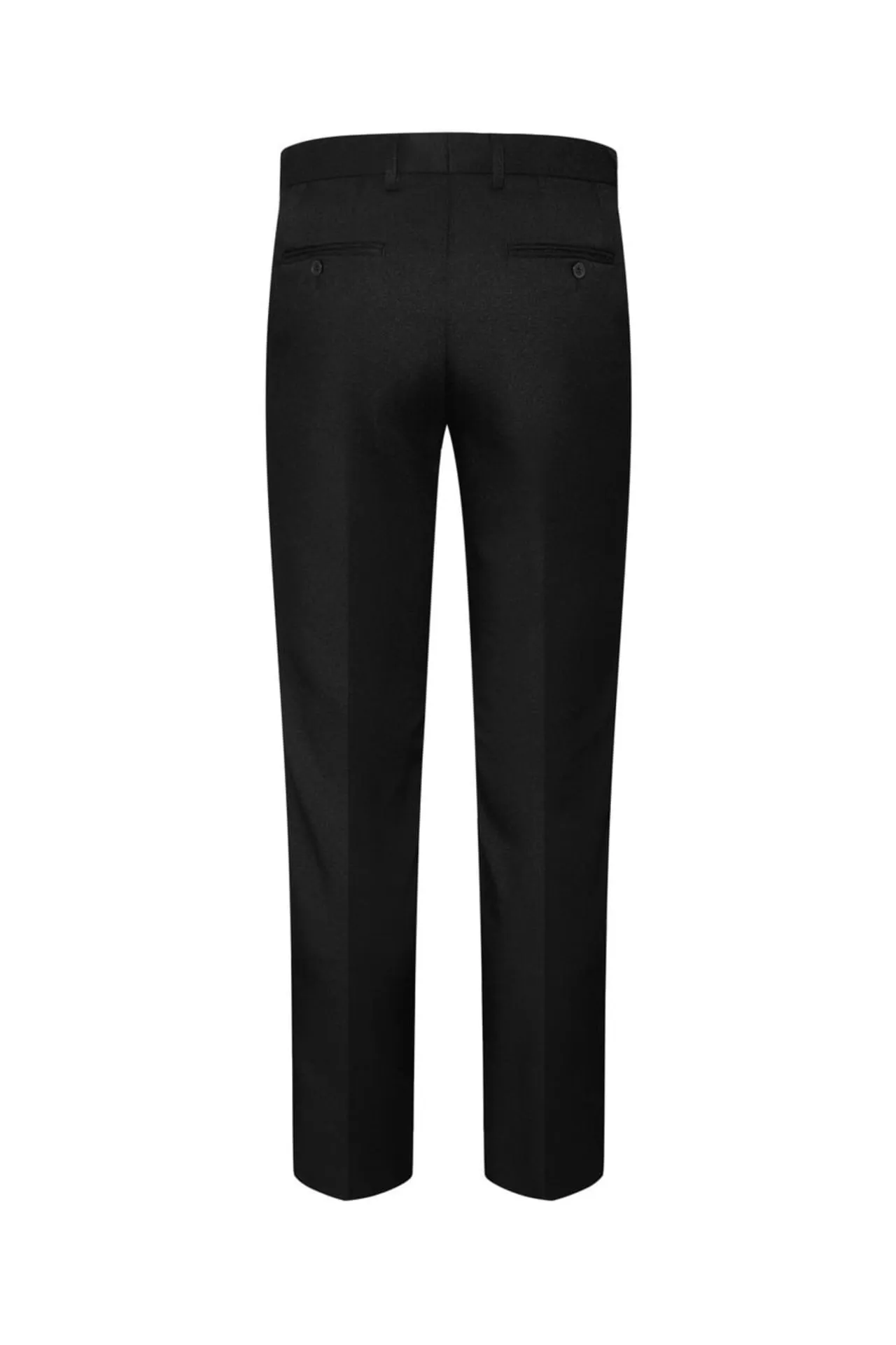 Teflon Smart Fit Twill Suit Pants with Elastic Waist Band