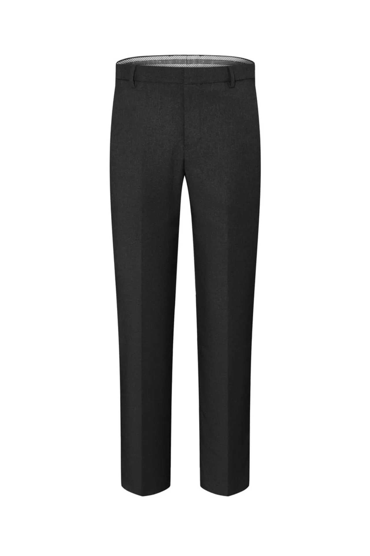 Teflon Smart Fit Twill Suit Pants with Elastic Waist Band