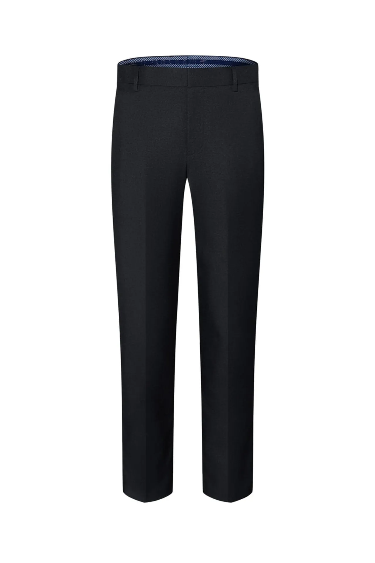 Teflon Smart Fit Twill Suit Pants with Elastic Waist Band