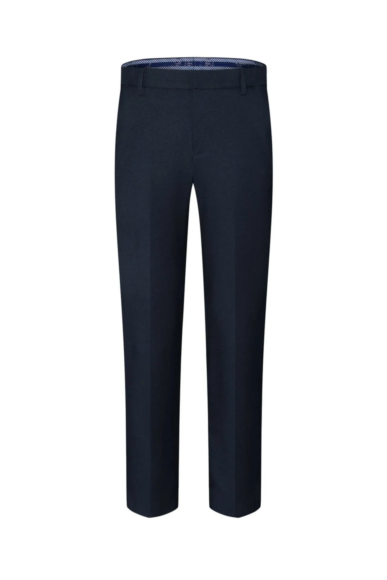 Teflon Smart Fit Twill Suit Pants with Elastic Waist Band