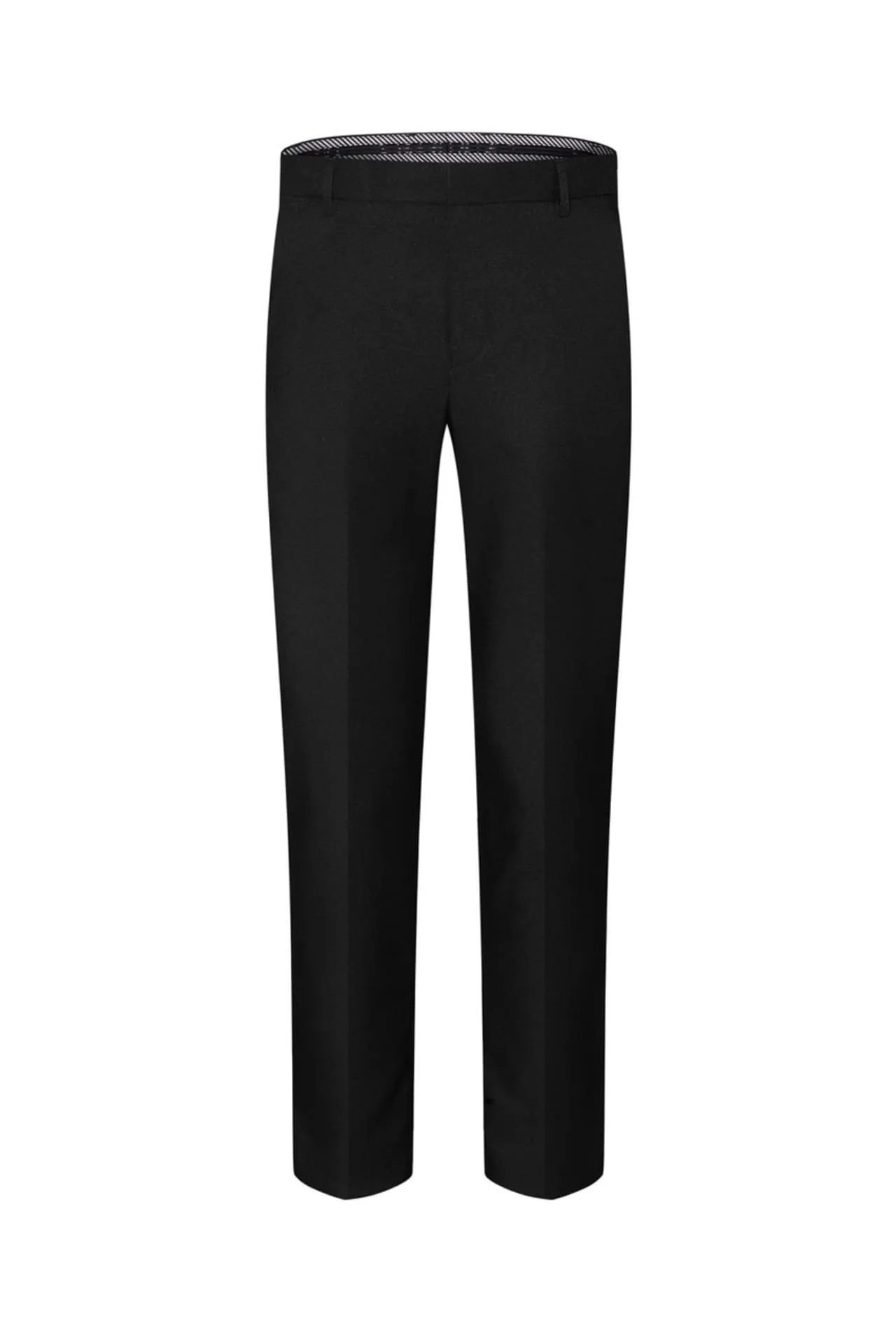 Teflon Smart Fit Twill Suit Pants with Elastic Waist Band