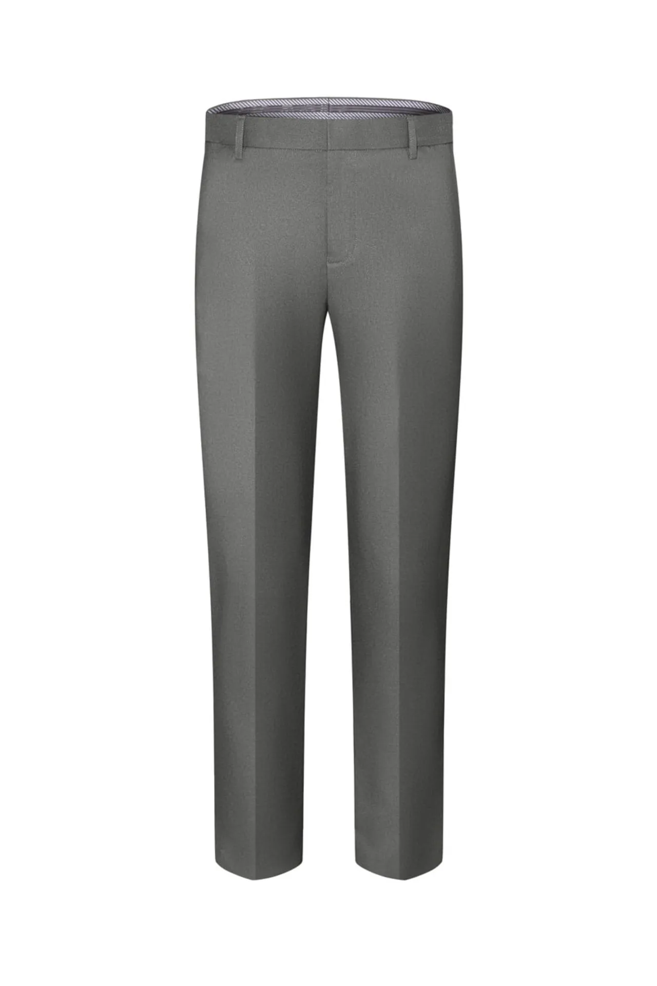 Teflon Smart Fit Twill Suit Pants with Elastic Waist Band