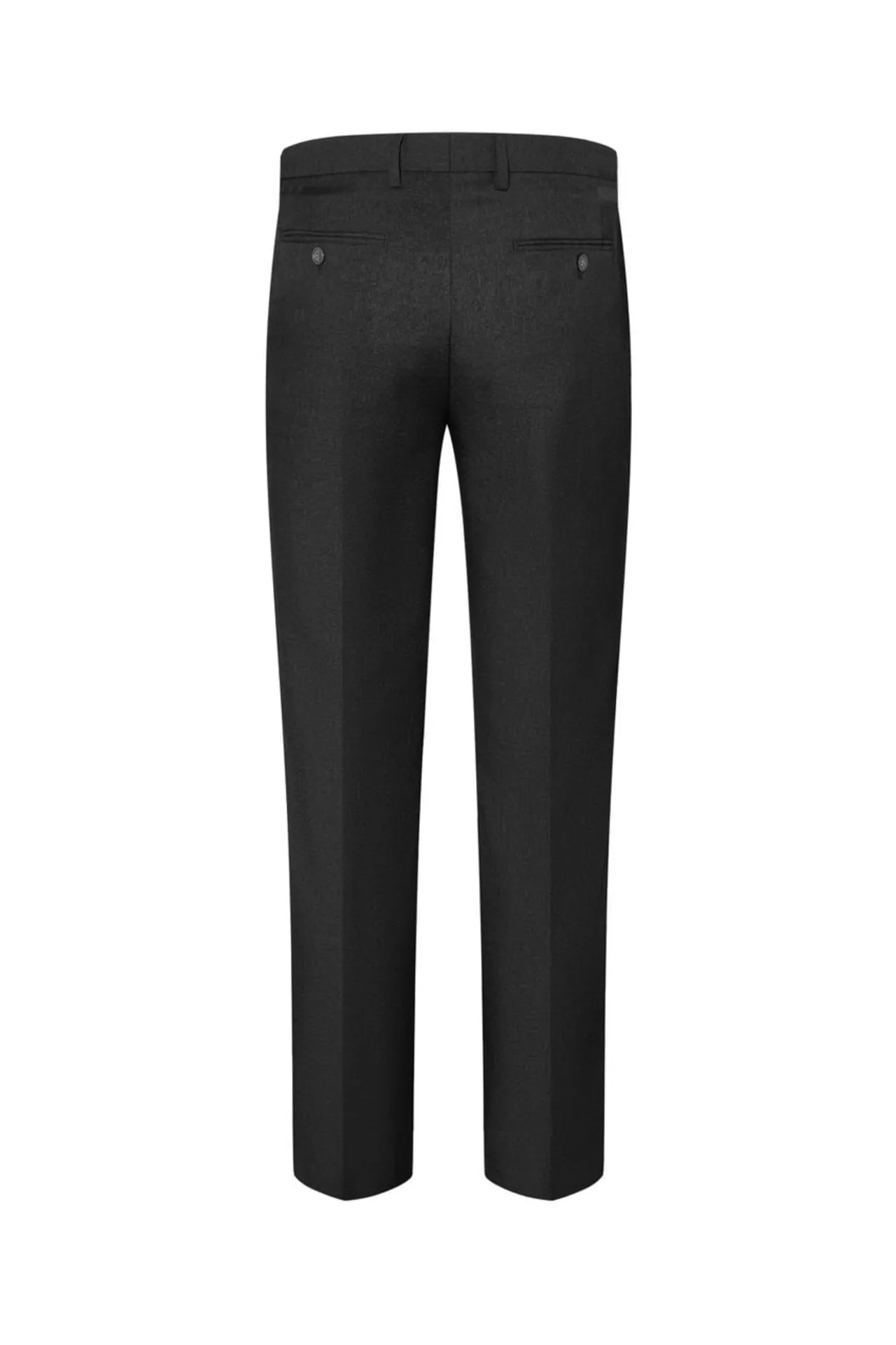 Teflon Smart Fit Twill Suit Pants with Elastic Waist Band