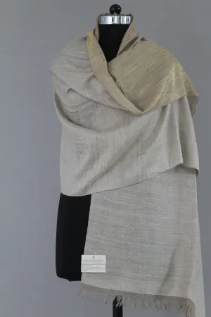 Tehreem Metallic Reversible Cashmere Stole