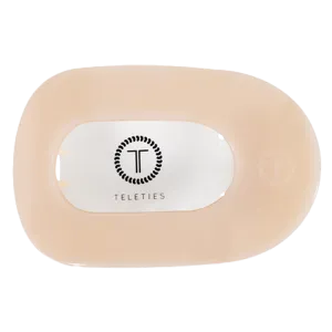 Teleties Flat Almond Beige Hair Clip