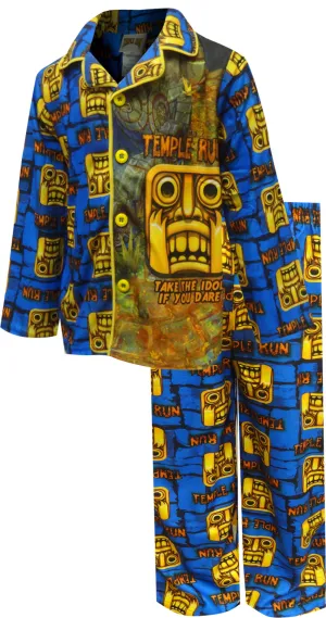 Temple Run Blue Flannel Pajamas (4/5)