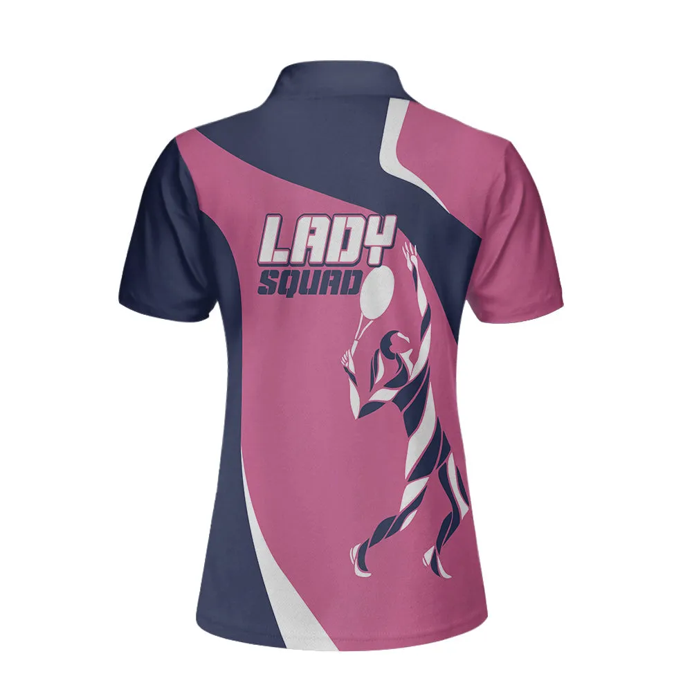 Tennis Lady Squad Short Sleeve Women Polo Shirt Coolspod