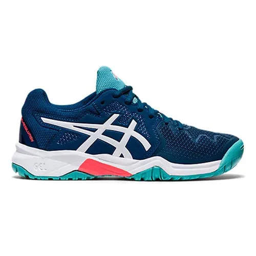 Tennis Shoe Asics Gel resolution 8 GS Mako Blue