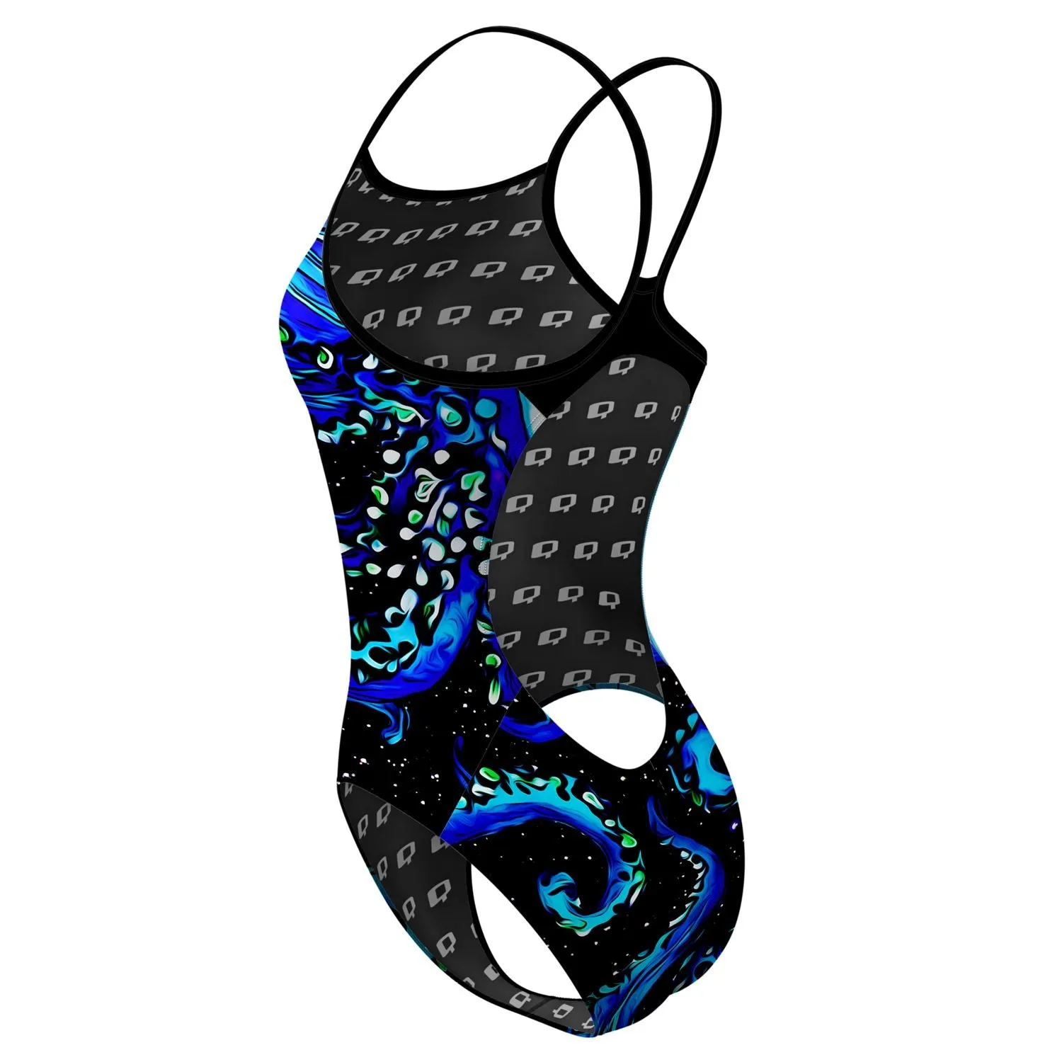 Tentacle Tickles Skinny Strap Swimsuit