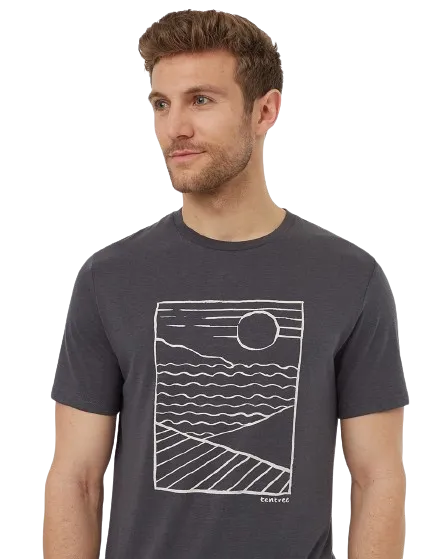 Tentree T-Shirts - Men's Linear Scenic