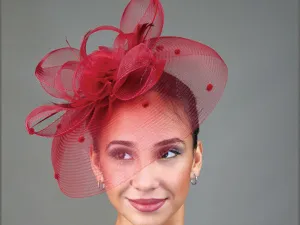 Tequila Sunrise Fascinator