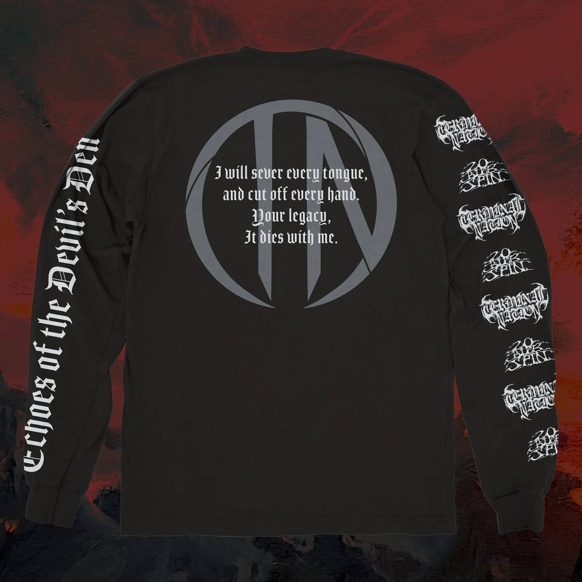 TERMINAL NATION - ECHOES OF THE DEVIL'S DEN LONGSLEEVE