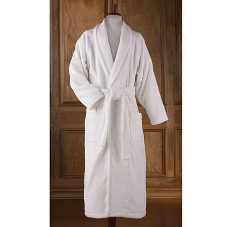 Terry Cloth Velour Bathrobe