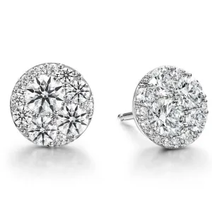 Tessa Diamond Circle Earrings