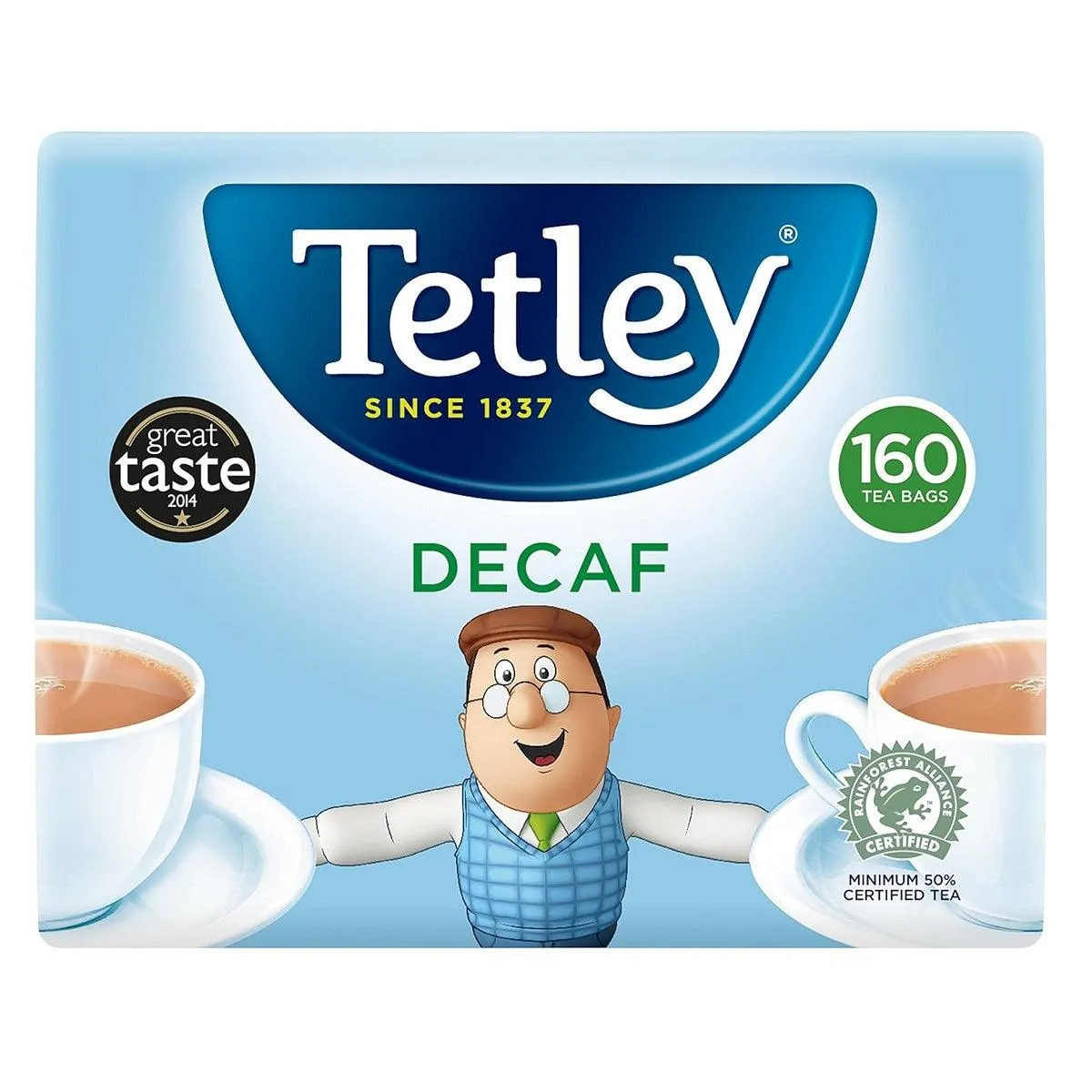 Tetley Decaffeinated Tea Bags 160pk