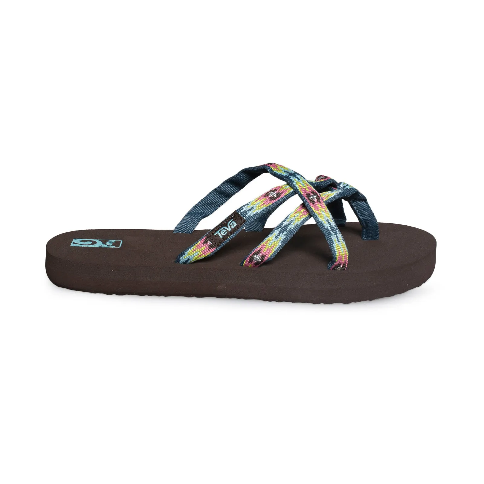 TEVA Olowahu Pana Chocolate Flip Flop - Youth