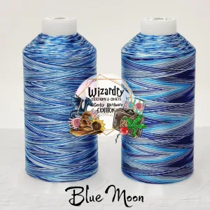 Tex 27 - Polyester Embroidery Sewing String - Variegated - Blue Moon