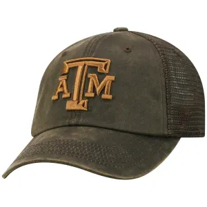 Texas A&M Aggies TOW Brown "Chestnut" Style Mesh Adj. Strap Relax Hat Cap