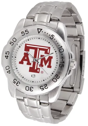 Texas A&M Sport Steel Men’s Watch