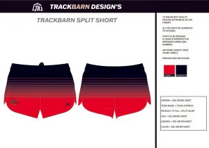 Texas-Express- Womens Split Track Short