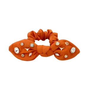 Texas  Logo Bow Scrunchie