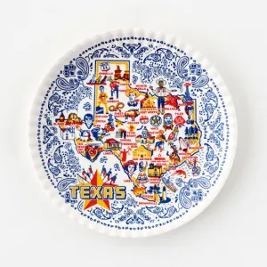 Texas Melamine Plates "Paper"