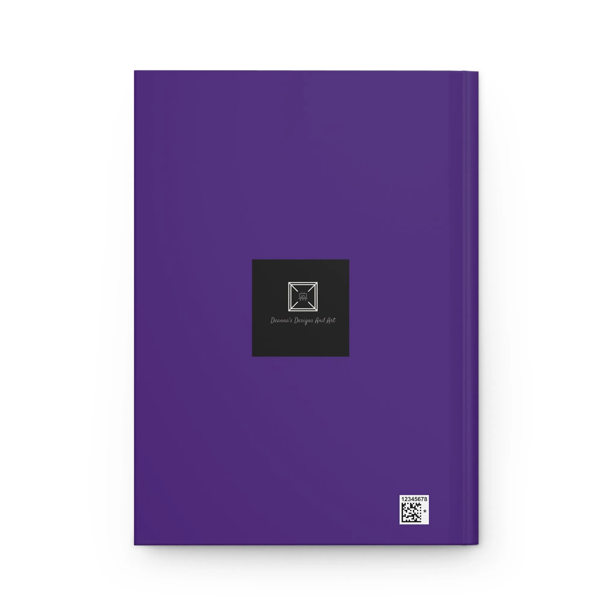 Texas Purple and White Hardcover Journal Matte