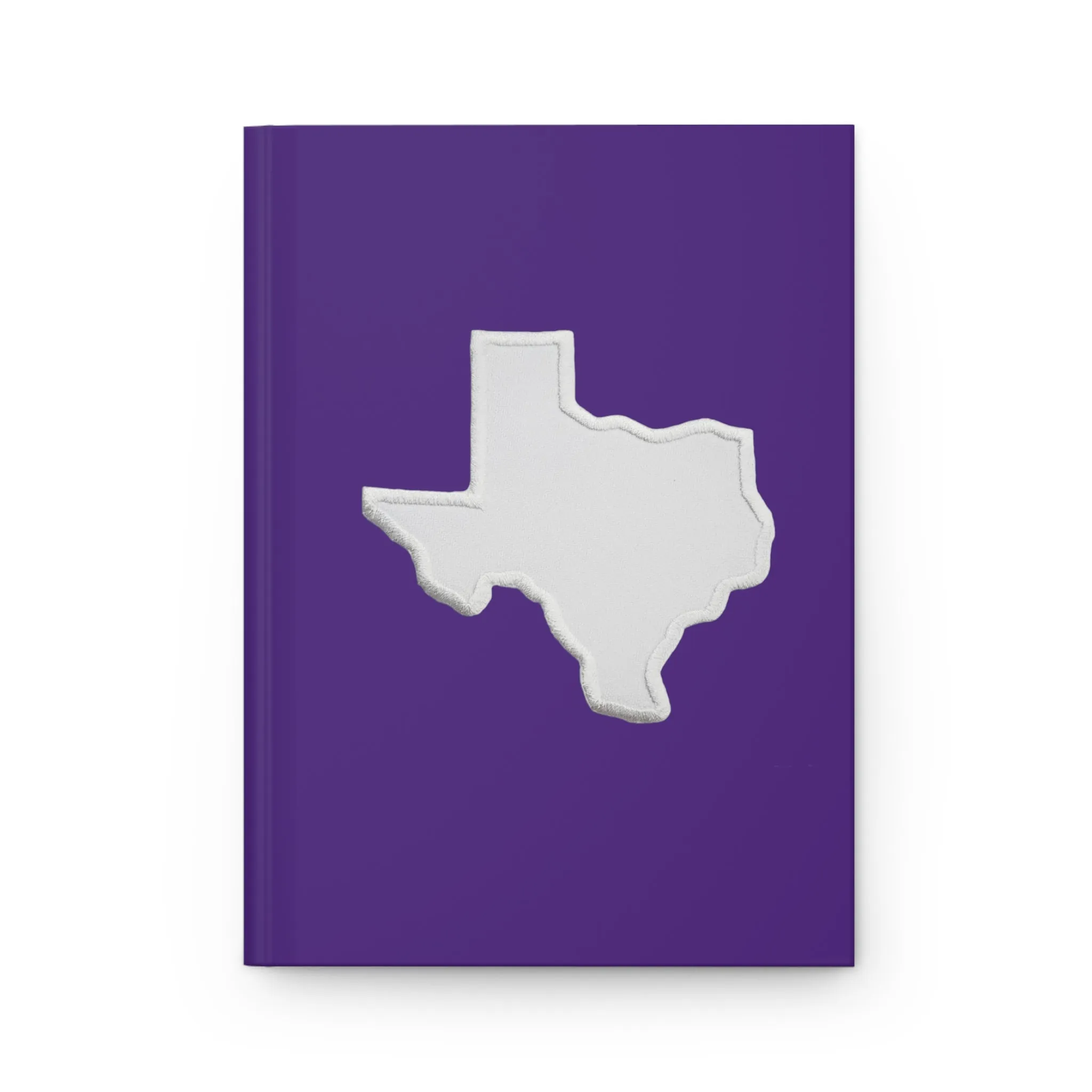 Texas Purple and White Hardcover Journal Matte