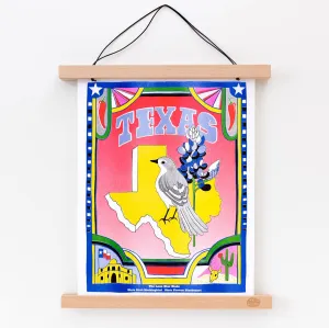 Texas - Risograph Art Print