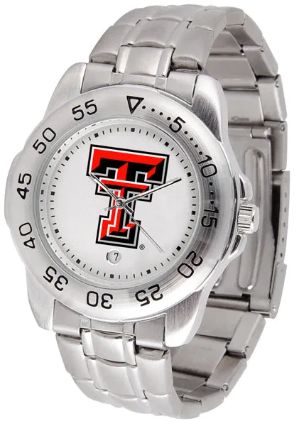 Texas Tech Sport Steel Men’s Watch