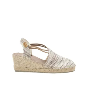 Textile Wedge Espadrille for Women - Tania-ZR