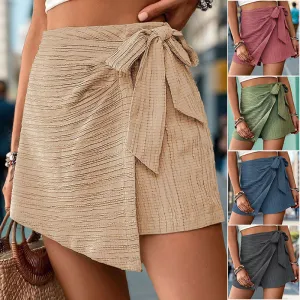 Textured Design Women’s Shorts