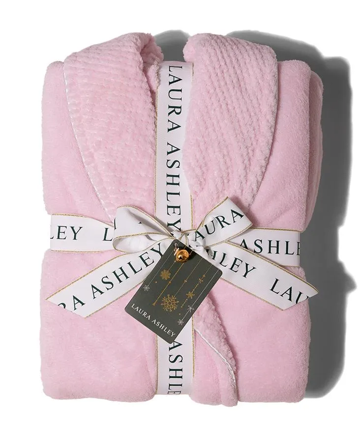 Textured Fleece Robe