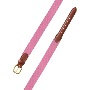 Textured Pink Belgian Surcingle Children's Belt