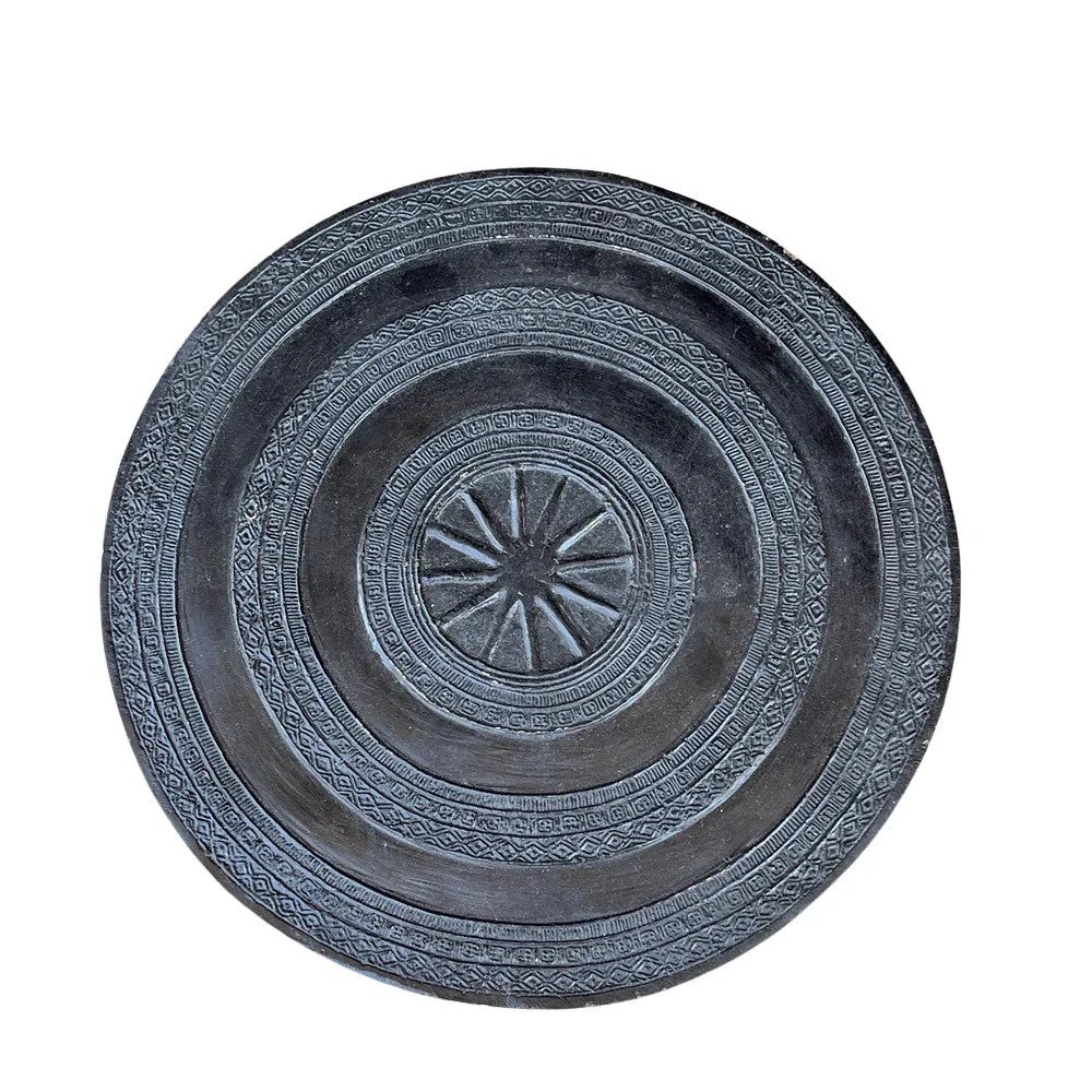 Thai Bronze Rain Drum - Dark