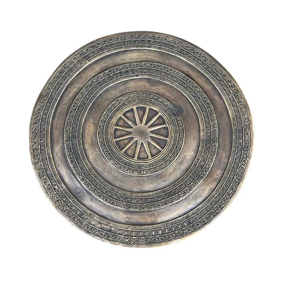 Thai Bronze Rain Drum - Silver