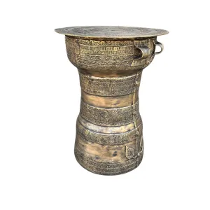 Thai Bronze Rain Drum - Silver