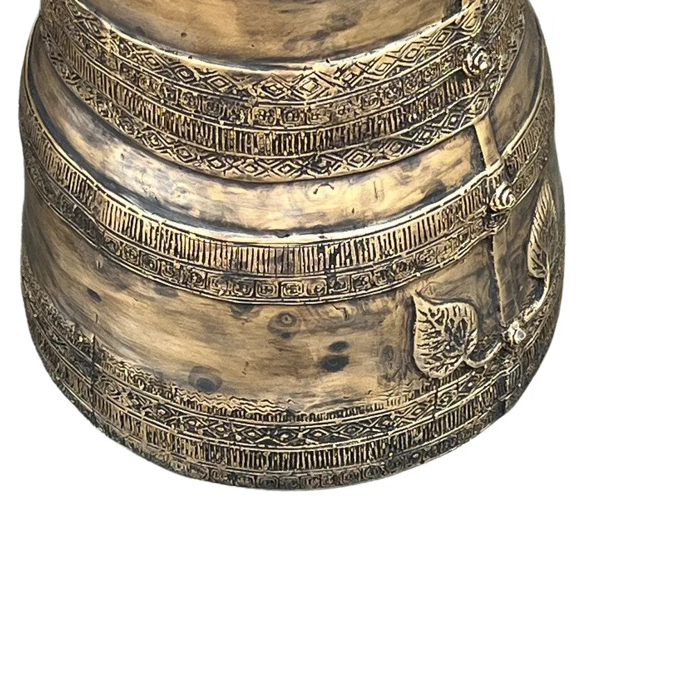 Thai Bronze Rain Drum - Silver