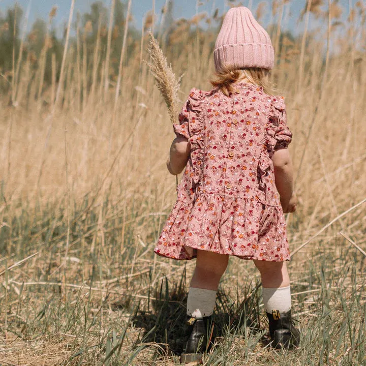 The Alessia Floral Dress - Pink - BABY