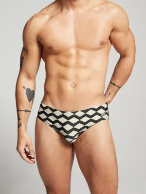 The Atmos Swimbrief by BDXY in mirror zag