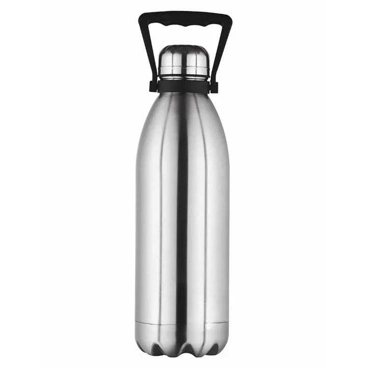 The Better Home 2 Ltrs Insulated Bottle | Doubled Wall 304 Stainless Steel | Stays Hot for 18 Hrs & Cold for 24 Hrs | Rustproof & Leakproof | Insulated Water Bottles (Black)