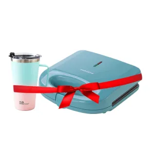 The Better Home Fumato's Kitchen and Appliance Combo| Sandwich Maker   Insulated Coffee with Lid & Handle 450ml |Food Grade Material| Ultimate Utility Combo for Home| Blue