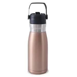 The Better Home Insulated Flask Water Bottle for Kids School (780ml) | Hot and Cold Water Bottle | Leakproof Thermosteel Water Bottle for Office/Gym/Travel | Handle | Sipper Bottle for Adults| Golden