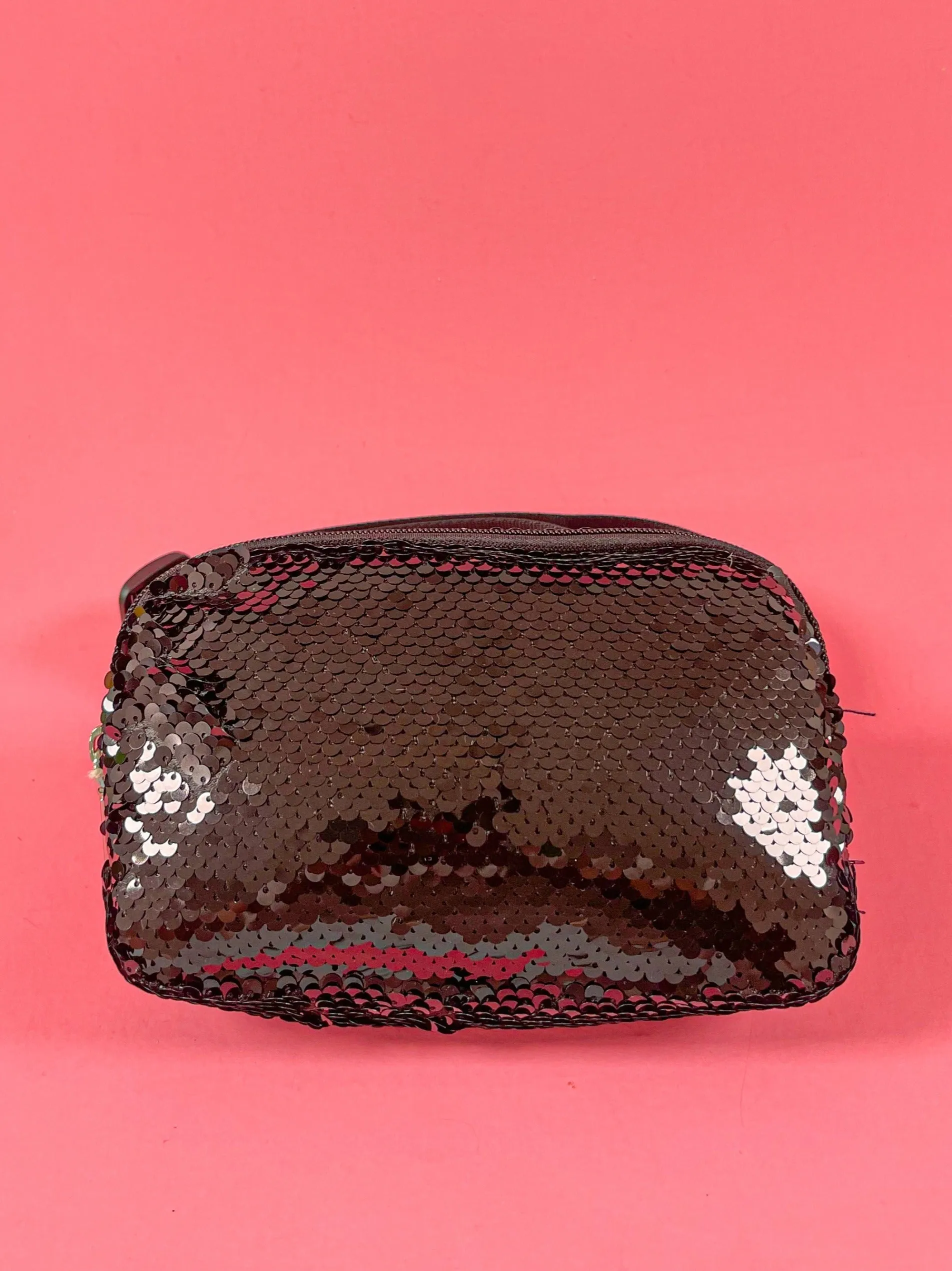 The Black Sequins Belt Bag