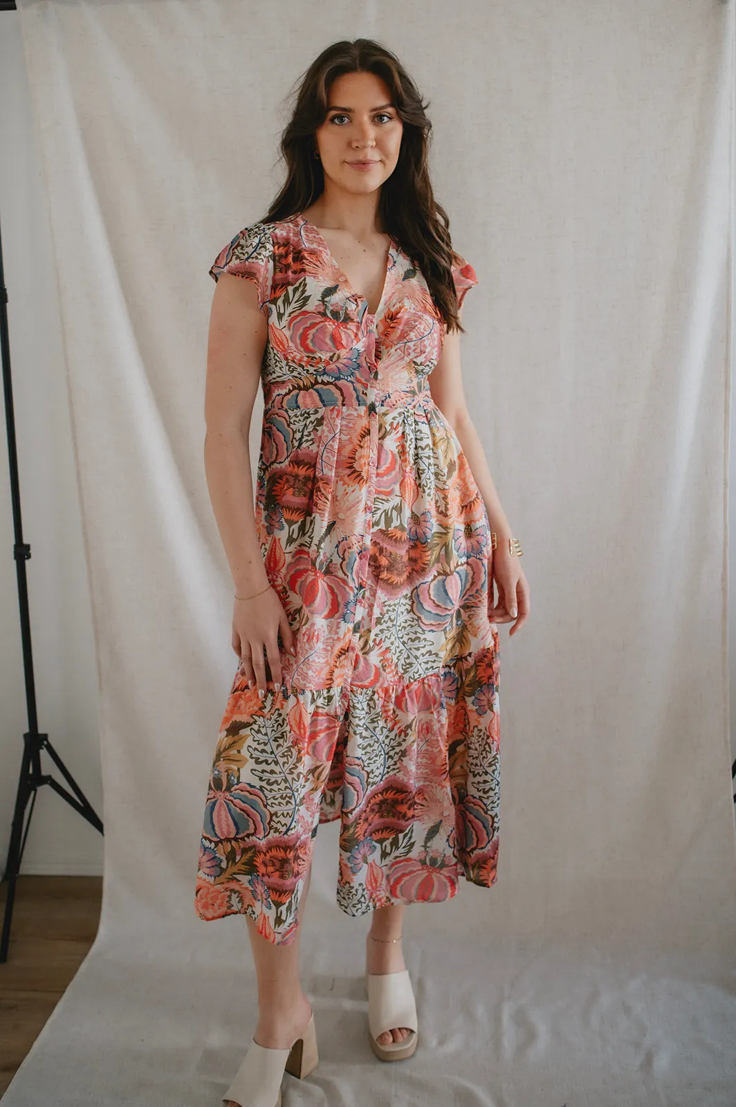 The Bryony Floral Midi Dress