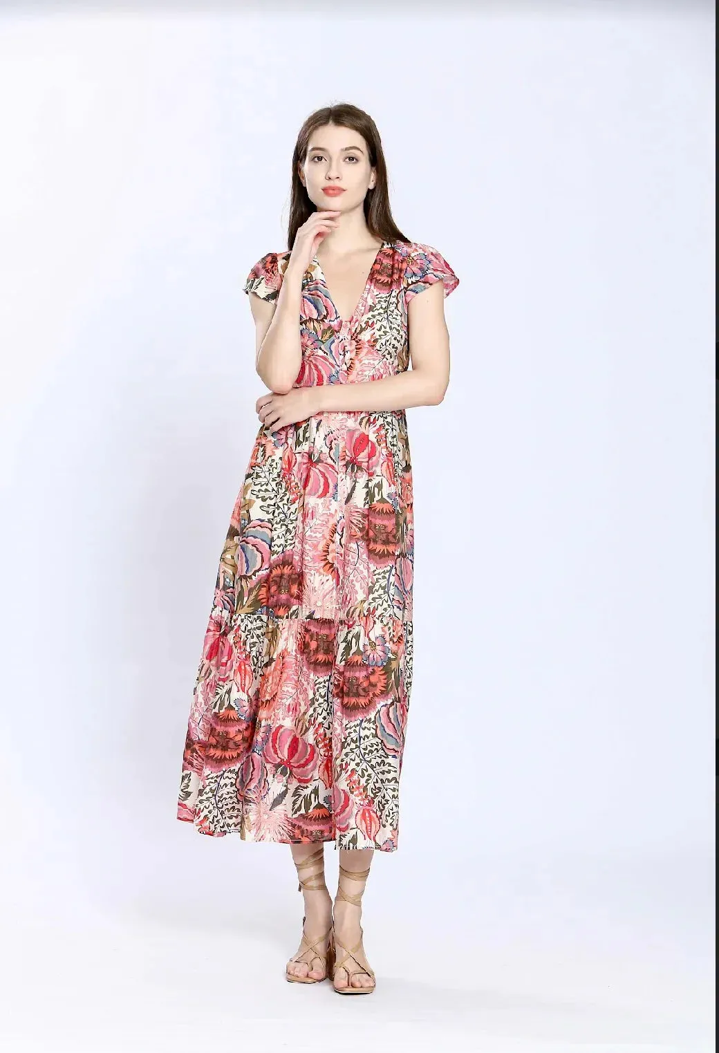 The Bryony Floral Midi Dress