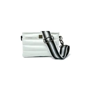 The Bum Bag Crossbody White Patent