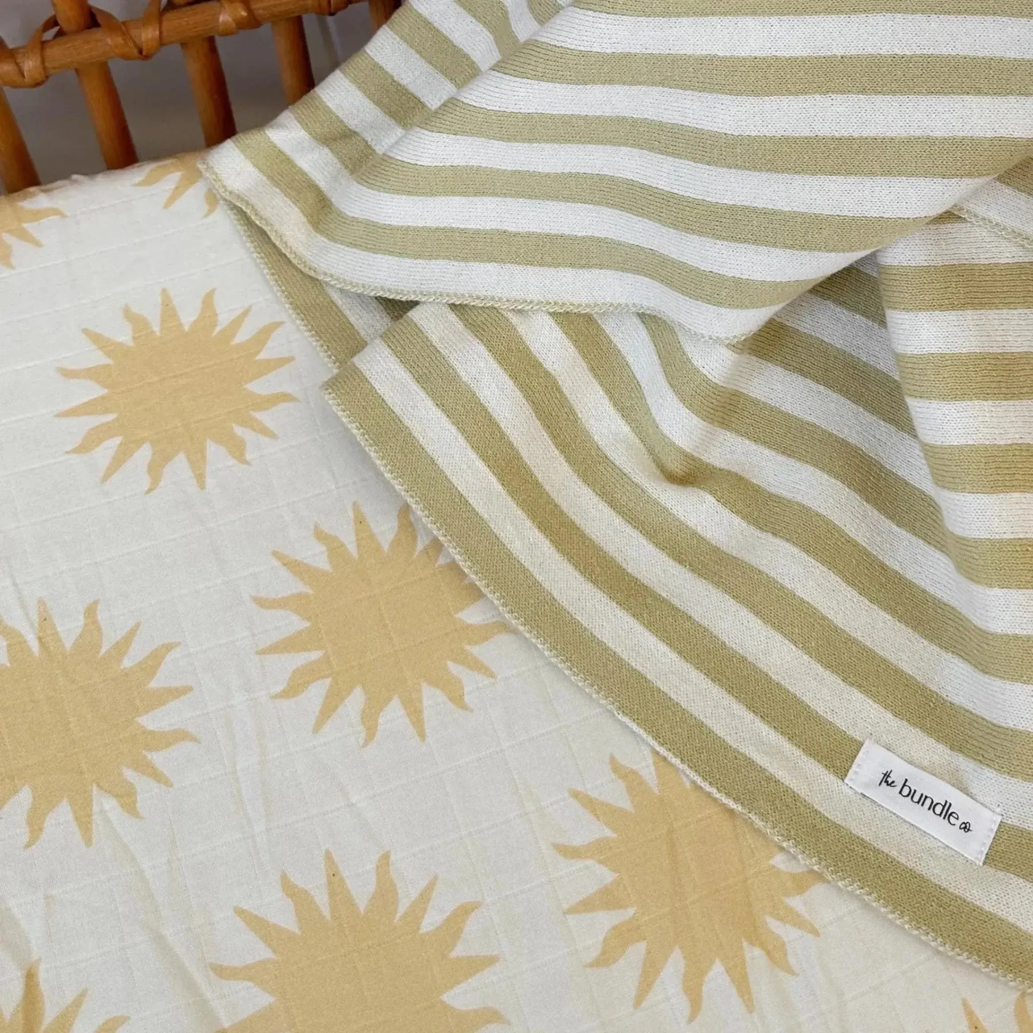 The Bundle Co - Sunshine Fitted Cot Sheet