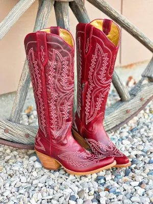 The Casanova Boot in Red